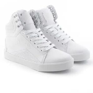 NWT Women's White Pastry Pop Tart High-Top Sneakers